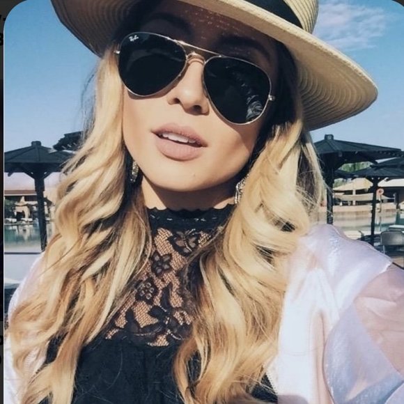 RayBan Aviator Classic Black Lenses _ Gold Frame RB3025 Men & Women - Picture 12 of 16